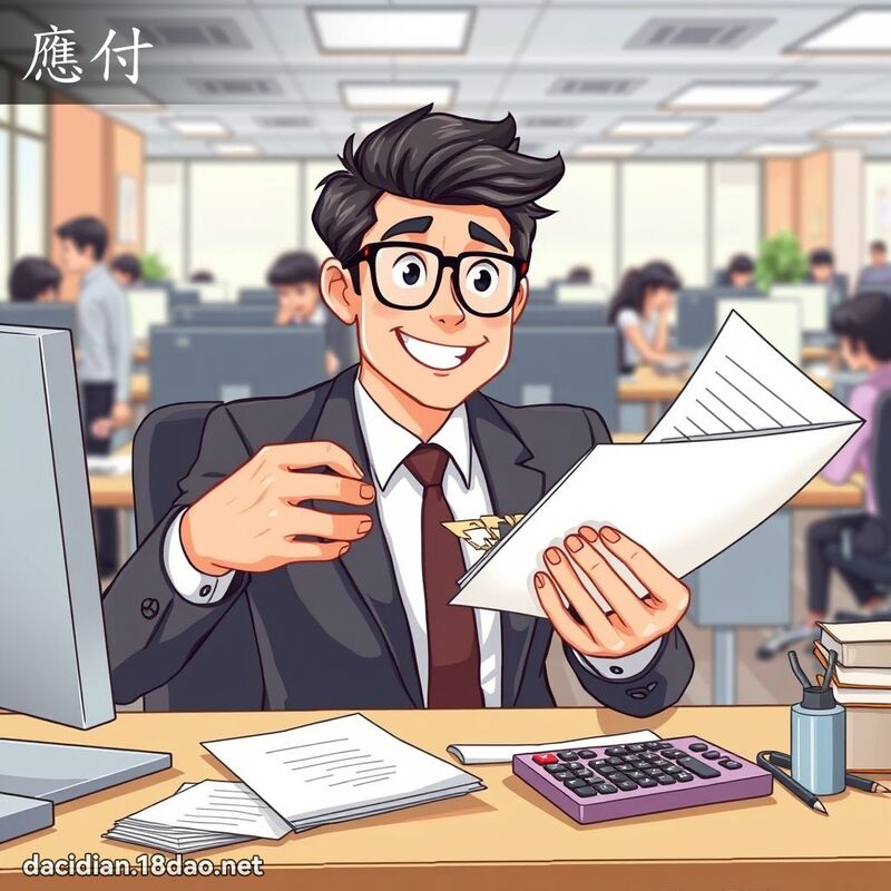 词语: 应付 (多意词)