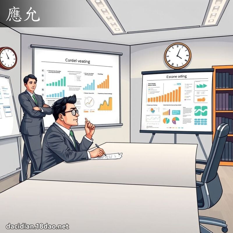 应允 - 国语大辞典配图