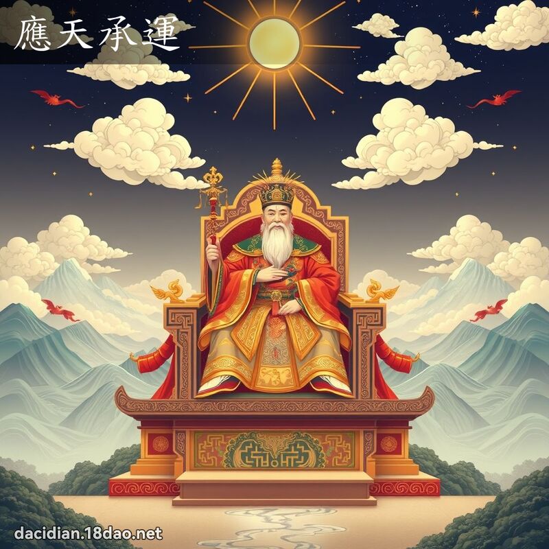 應天承運 - 國語大辭典配圖