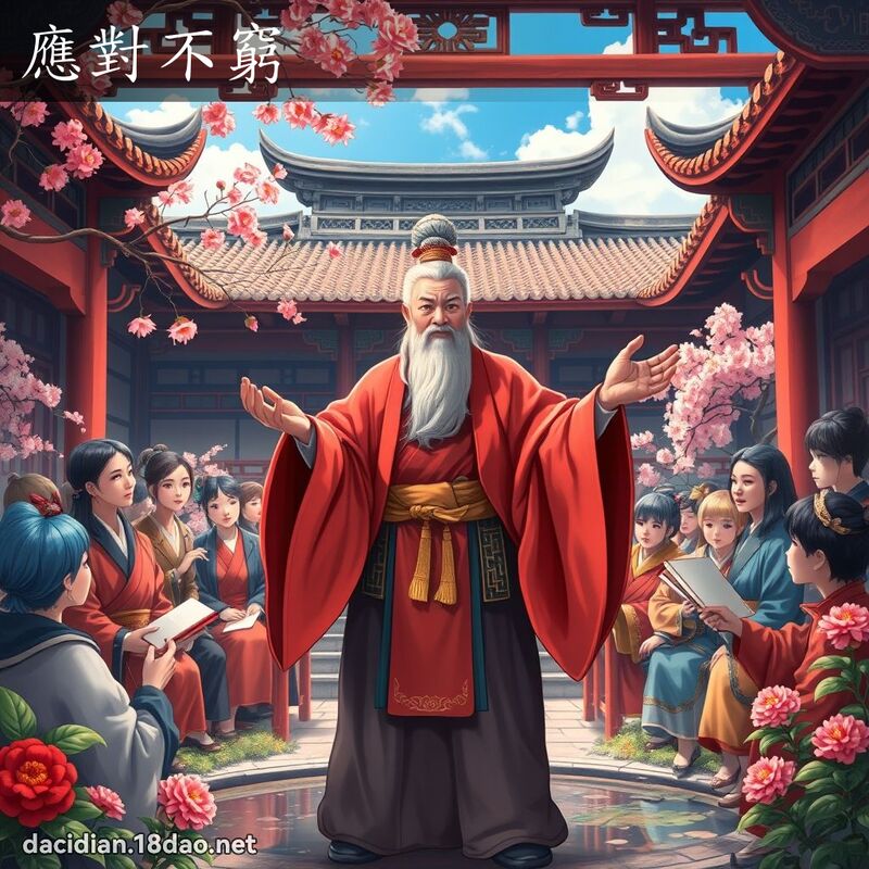 应对不穷 - 国语大辞典配图
