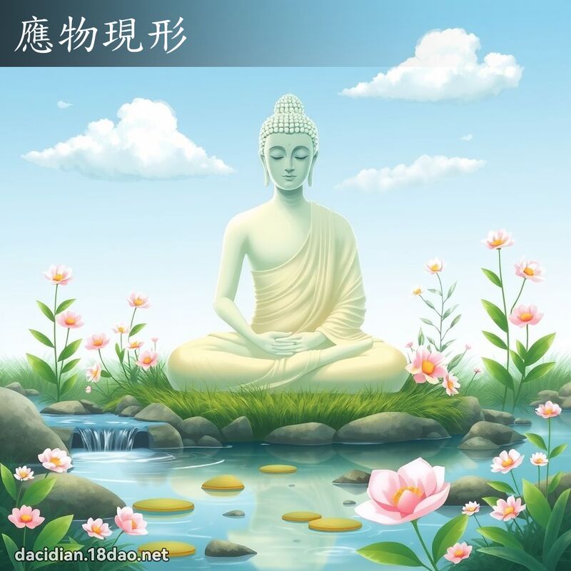 應物現形 - 國語大辭典配圖