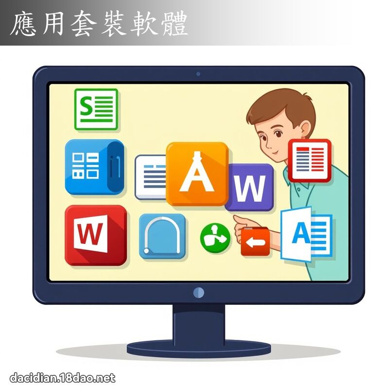 應用套裝軟體 - 國語大辭典配圖