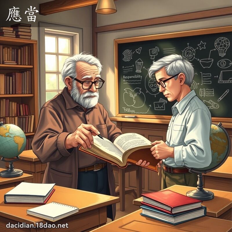 應當 - 國語大辭典配圖