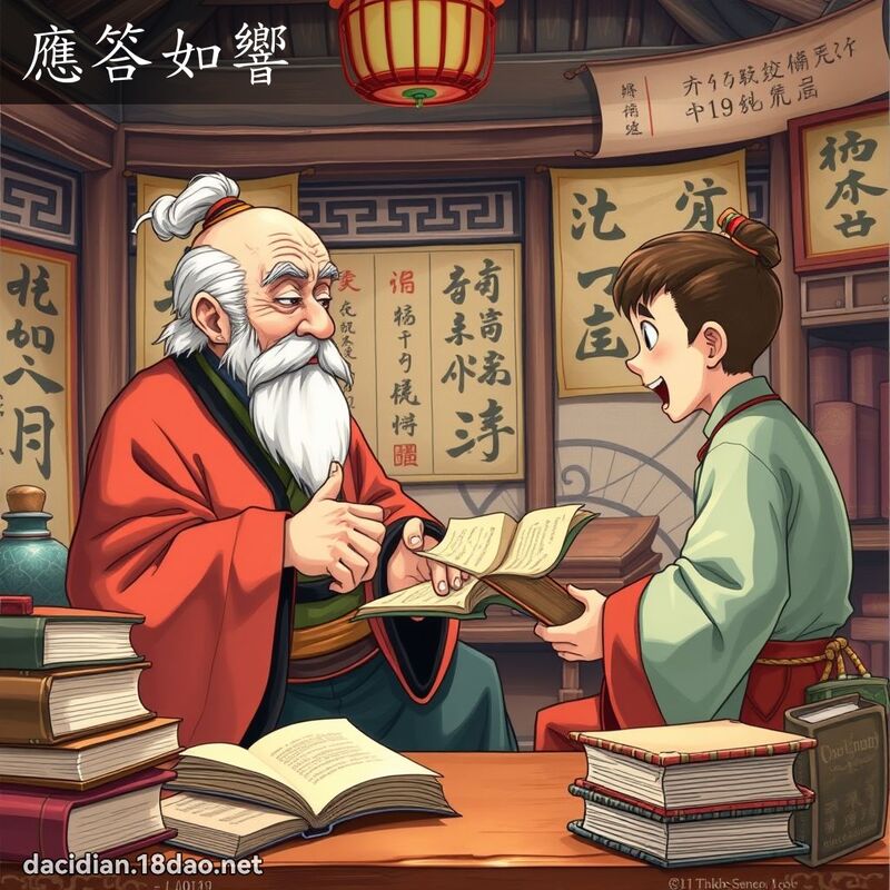 應答如響 - 國語大辭典配圖