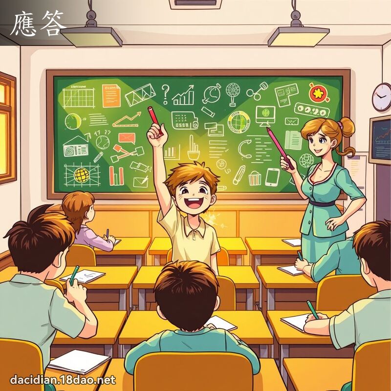应答 - 国语大辞典配图