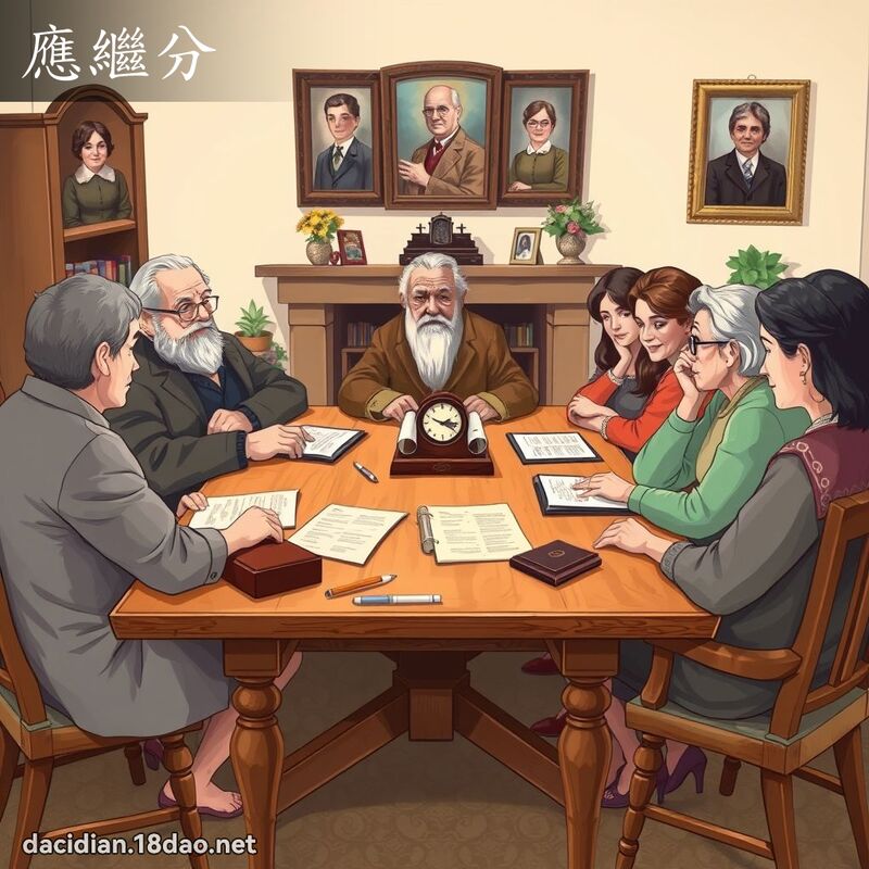應繼分 - 國語大辭典配圖