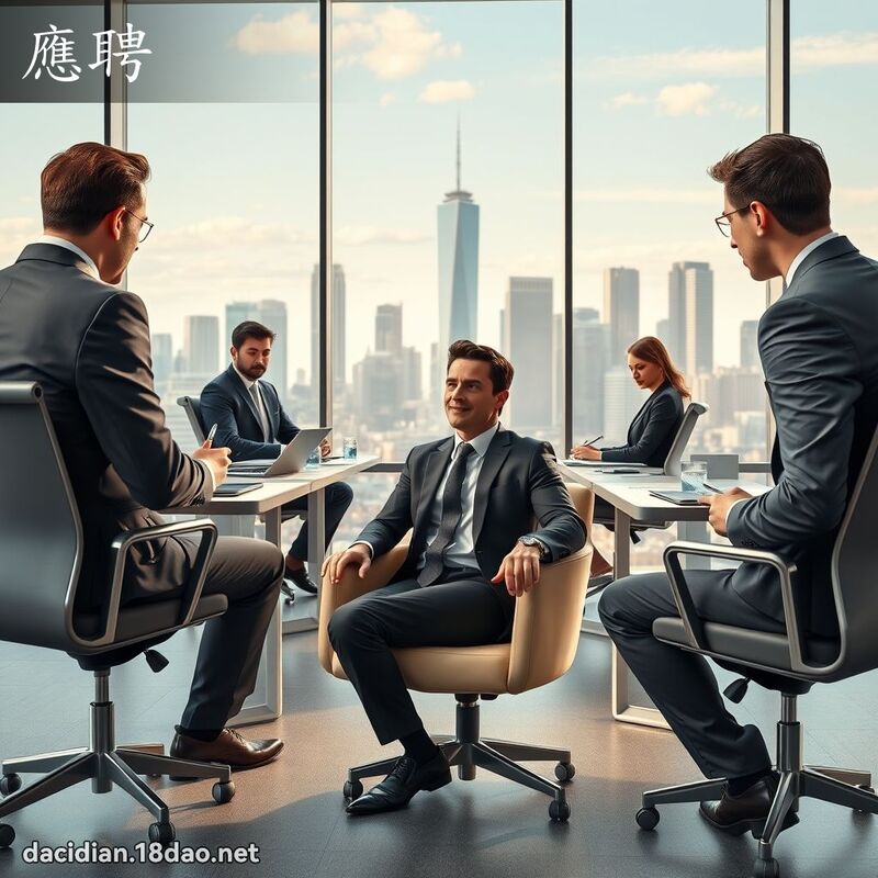 应聘 - 国语大辞典配图