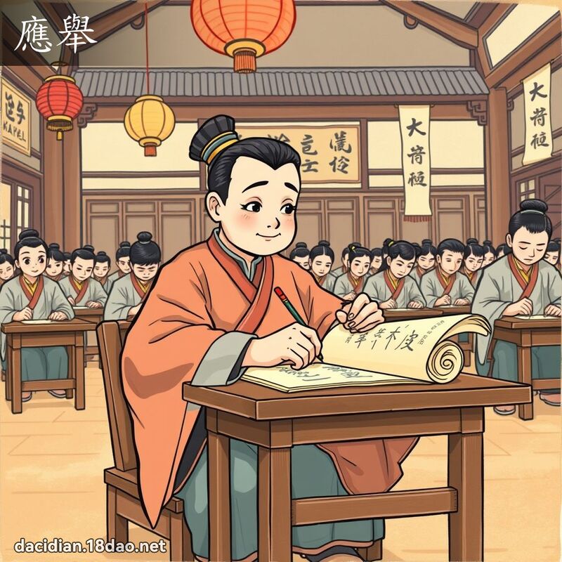 应举 - 国语大辞典配图