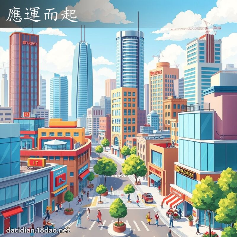 應運而起 - 國語大辭典配圖