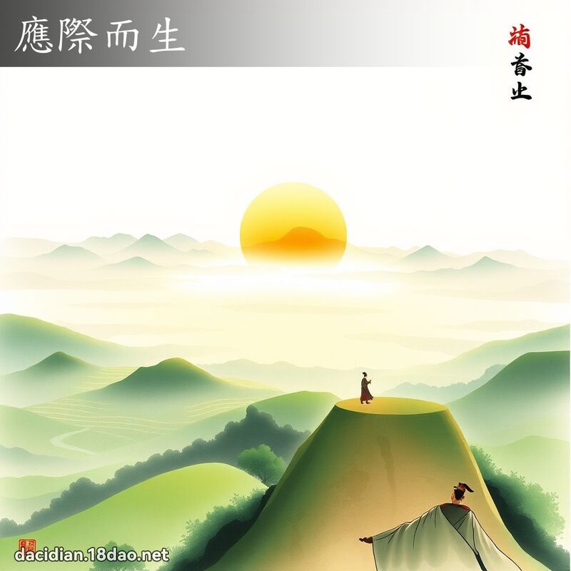 应际而生 - 国语大辞典配图