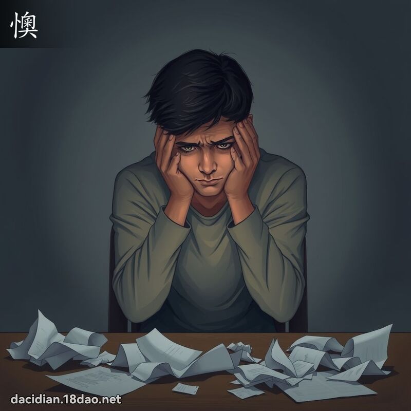 懊 - 国语大辞典配图