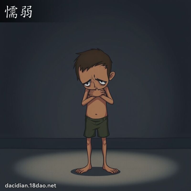 懦弱 - 國語大辭典配圖
