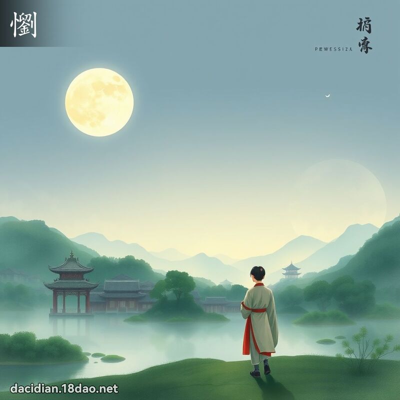 懰 - 國語大辭典配圖