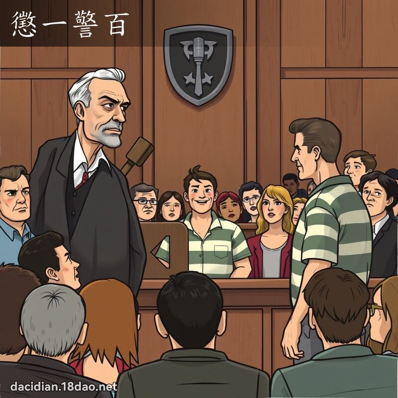 懲一警百 - 國語大辭典配圖