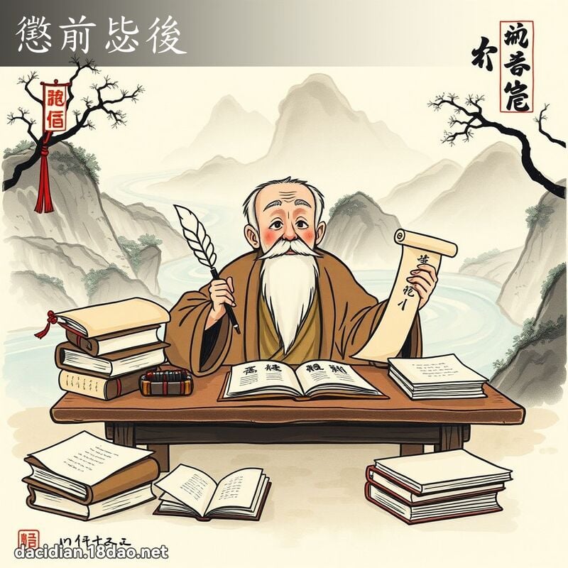 懲前毖後 - 國語大辭典配圖