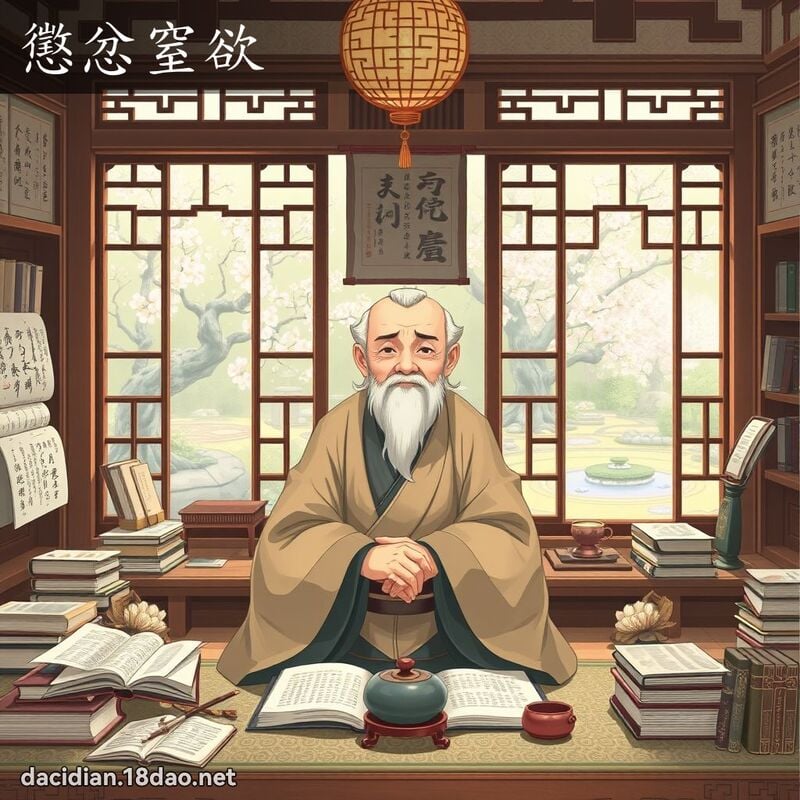 惩忿窒欲 - 国语大辞典配图