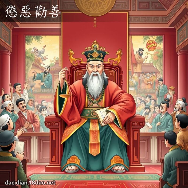 惩恶劝善 - 国语大辞典配图