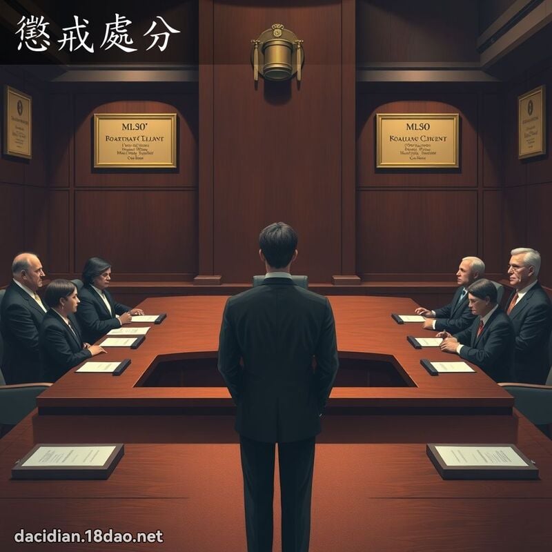 惩戒处分 - 国语大辞典配图