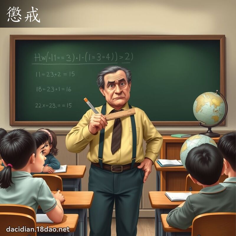 惩戒 - 国语大辞典配图