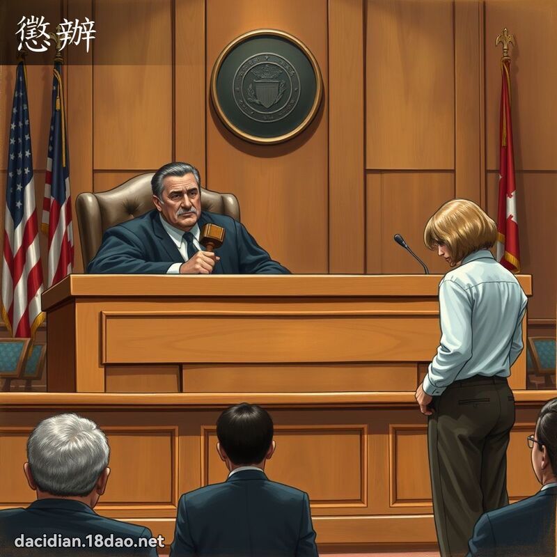 惩办 - 国语大辞典配图