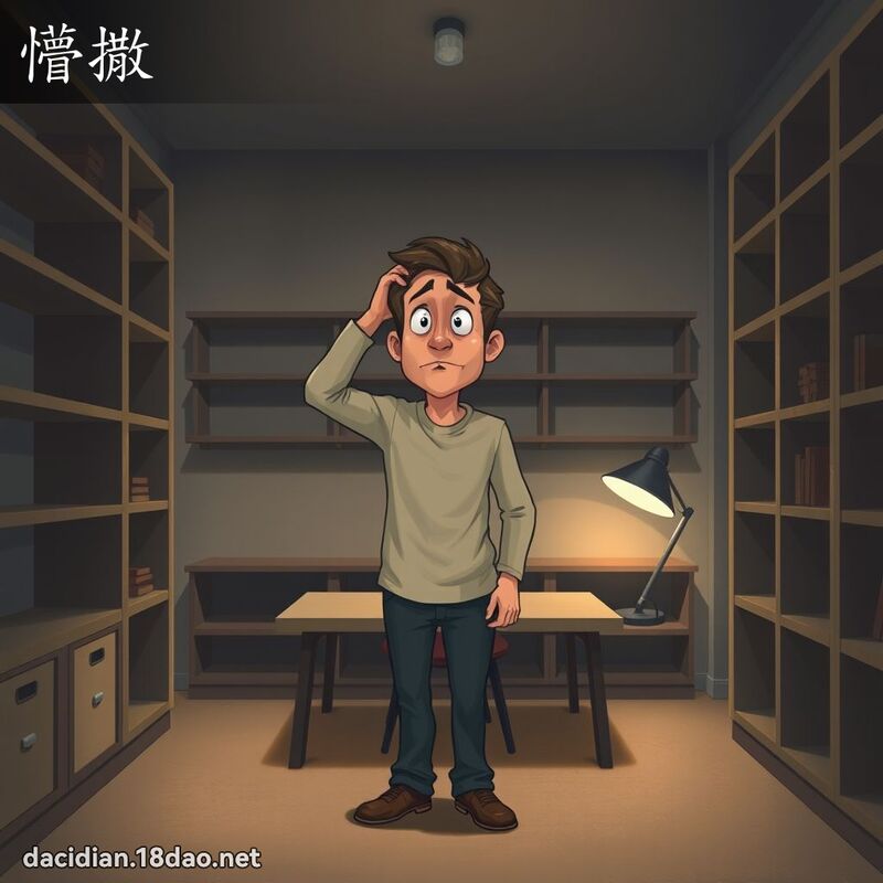 懵撒 - 國語大辭典配圖
