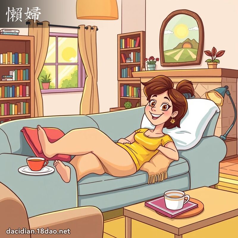懒妇 - 国语大辞典配图