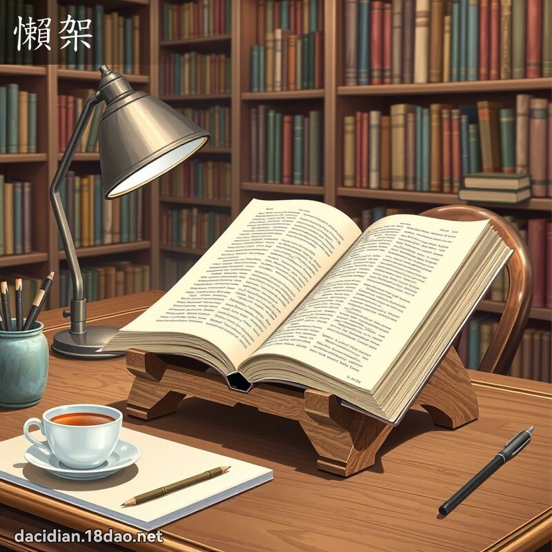懒架 - 国语大辞典配图