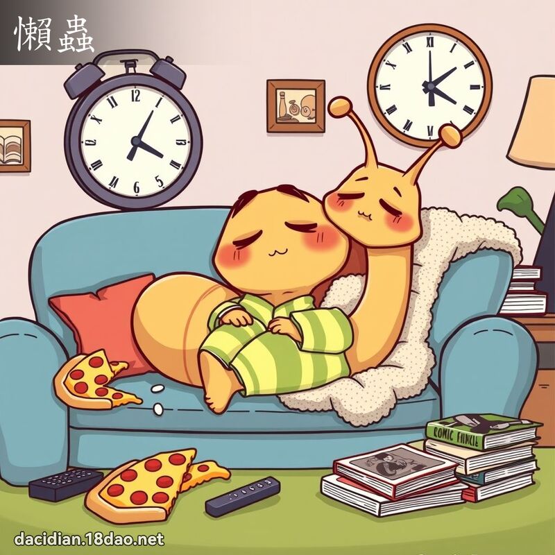 懶蟲 - 國語大辭典配圖
