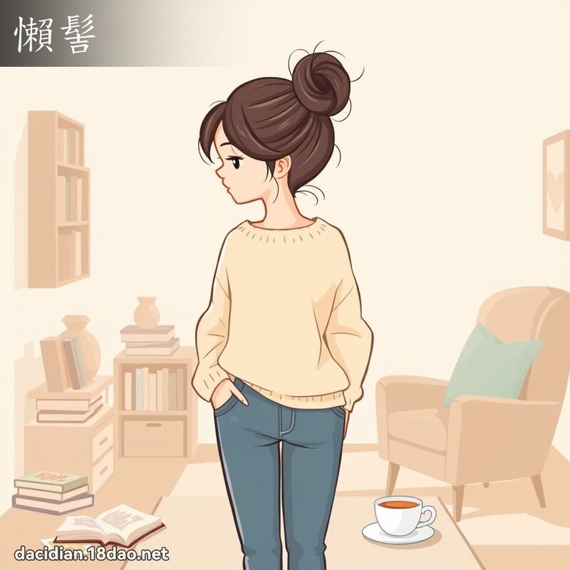 懶髻 - 國語大辭典配圖