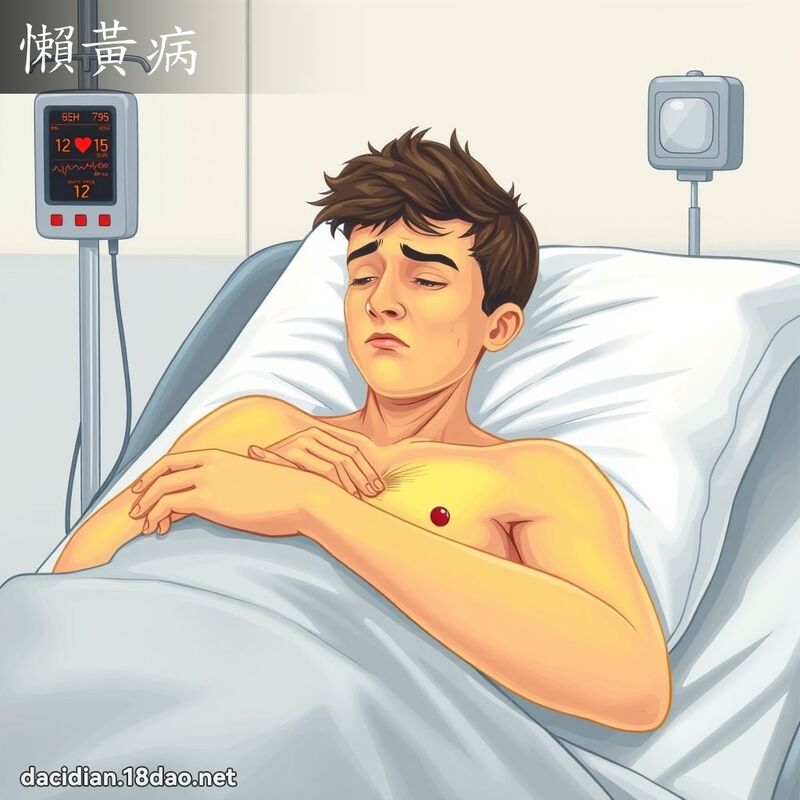 懶黃病 - 國語大辭典配圖