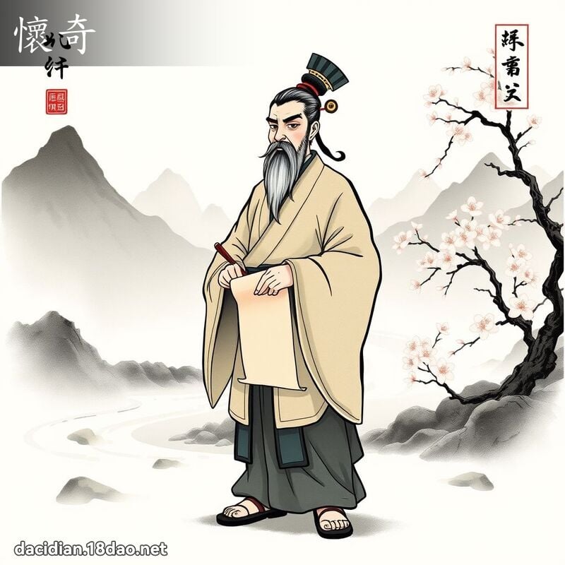 懷奇 - 國語大辭典配圖