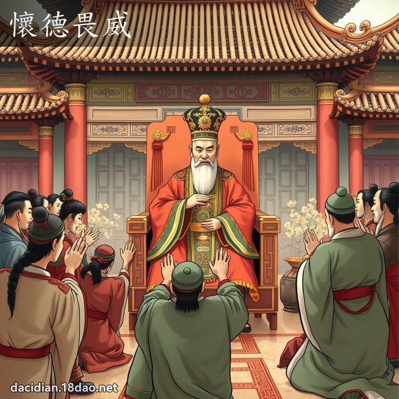 怀德畏威 - 国语大辞典配图