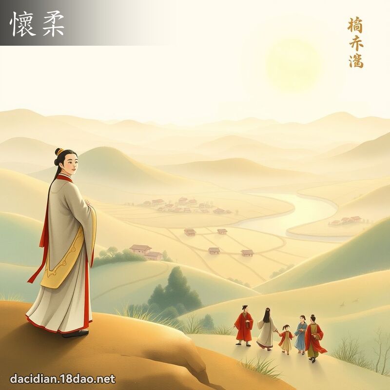 怀柔 - 国语大辞典配图