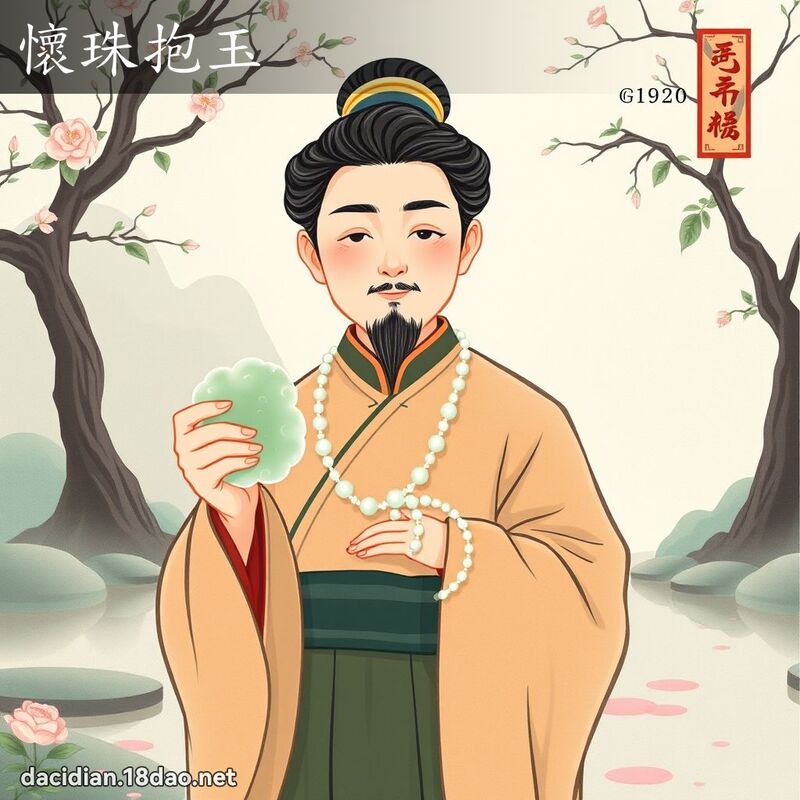 懷珠抱玉 - 國語大辭典配圖