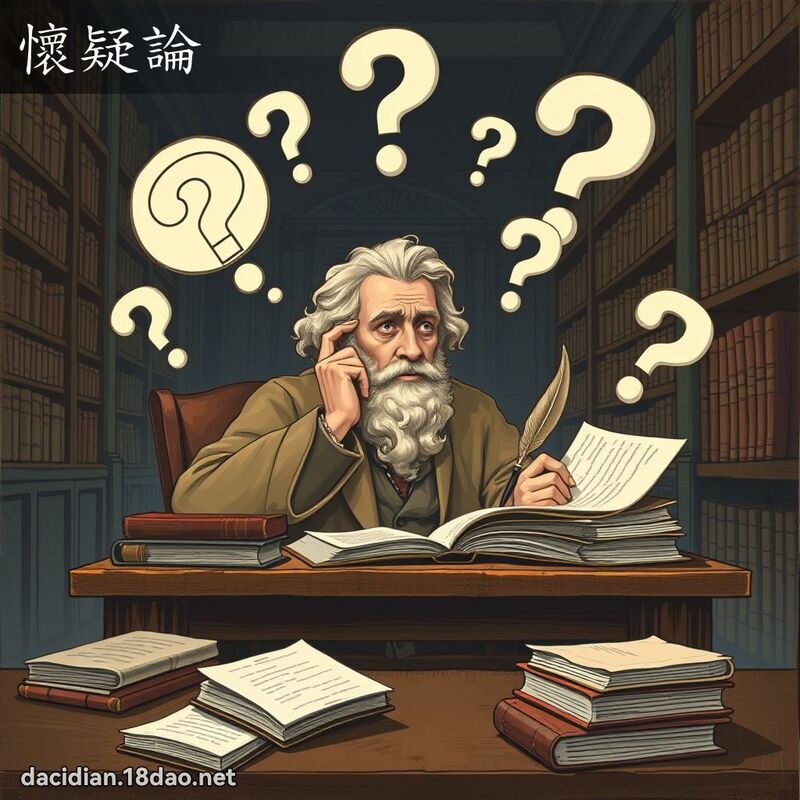 懷疑論 - 國語大辭典配圖