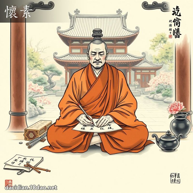 懷素 - 國語大辭典配圖