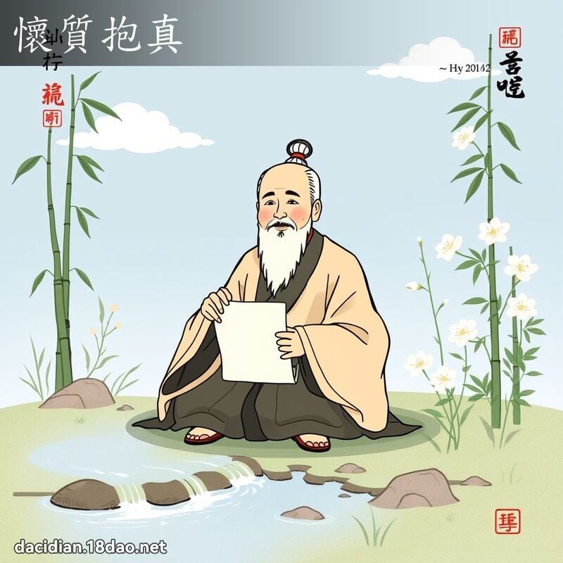 懷質抱真 - 國語大辭典配圖