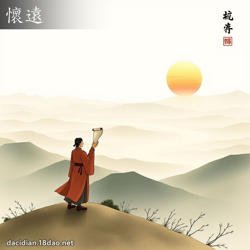 懷遠 - 國語大辭典配圖