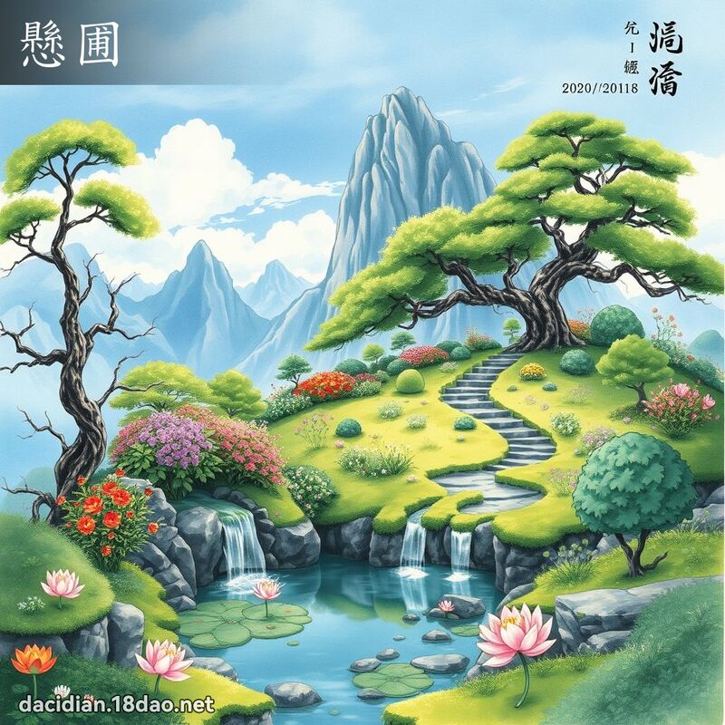懸圃 - 國語大辭典配圖
