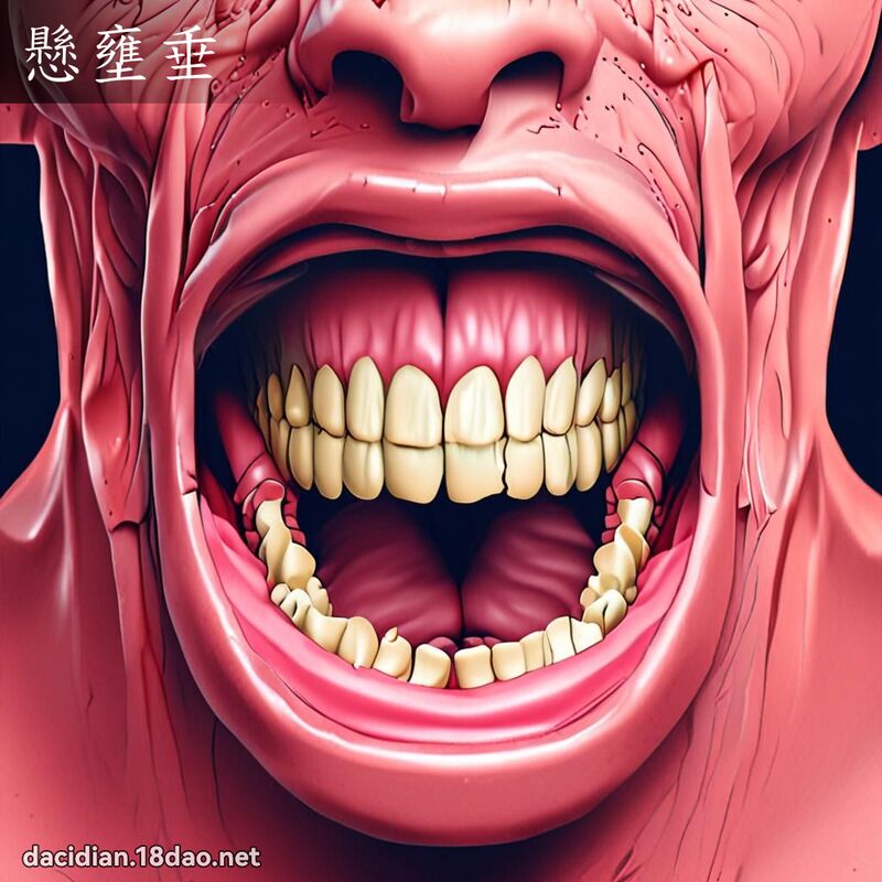 懸壅垂 - 國語大辭典配圖