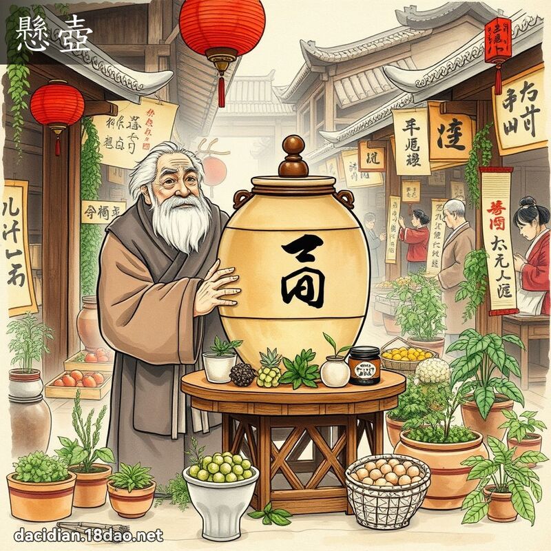 悬壶 - 国语大辞典配图