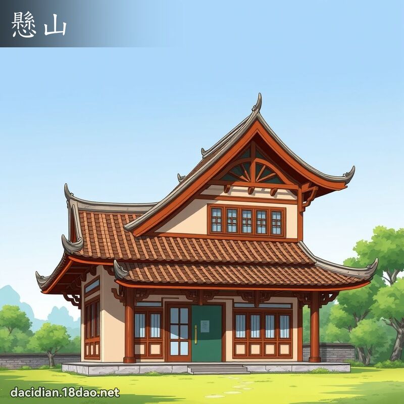 懸山 - 國語大辭典配圖