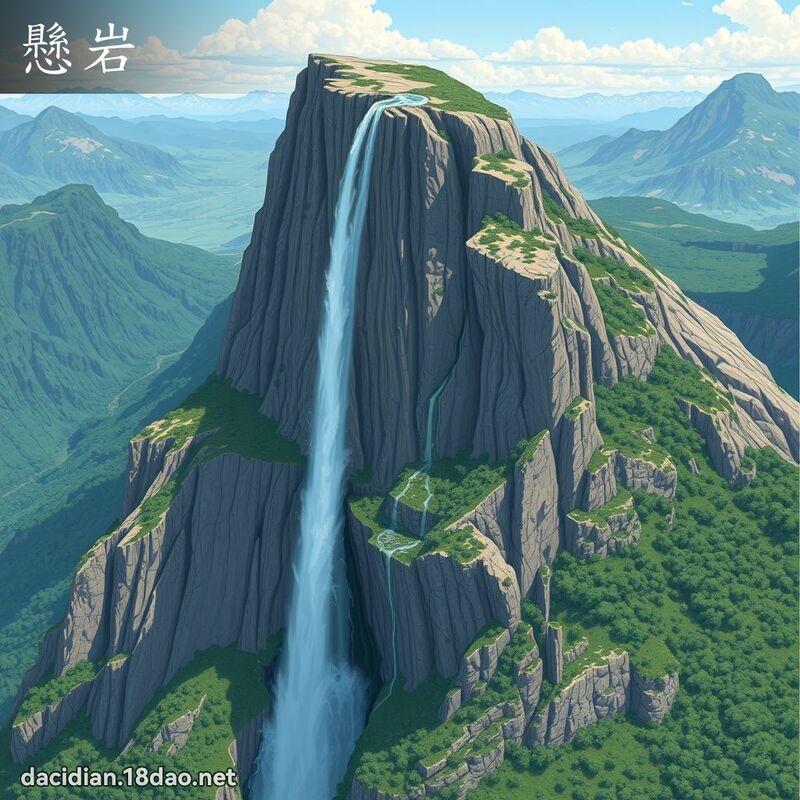 懸岩 - 國語大辭典配圖