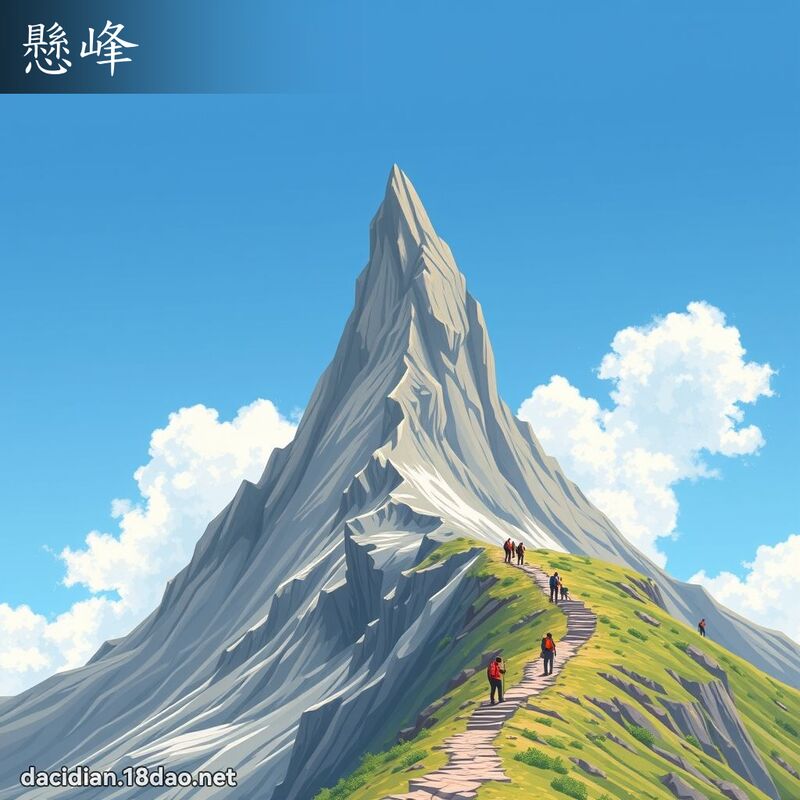 懸峰 - 國語大辭典配圖