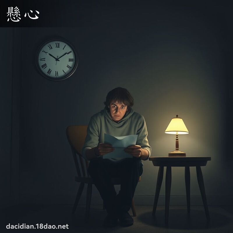 悬心 - 国语大辞典配图