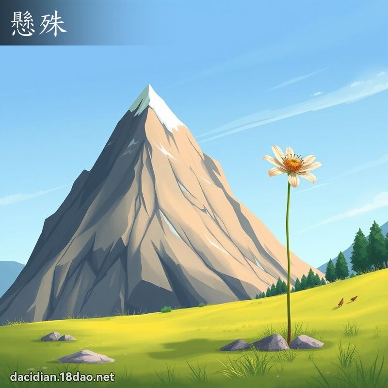 懸殊 - 國語大辭典配圖
