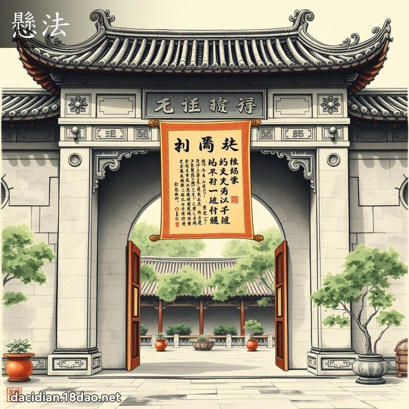 懸法 - 國語大辭典配圖