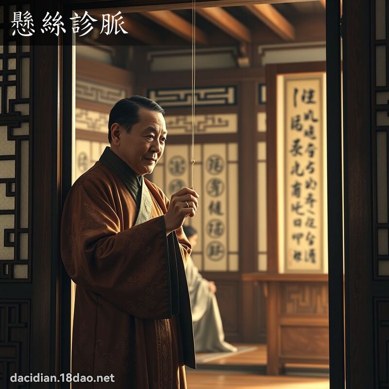 懸絲診脈 - 國語大辭典配圖