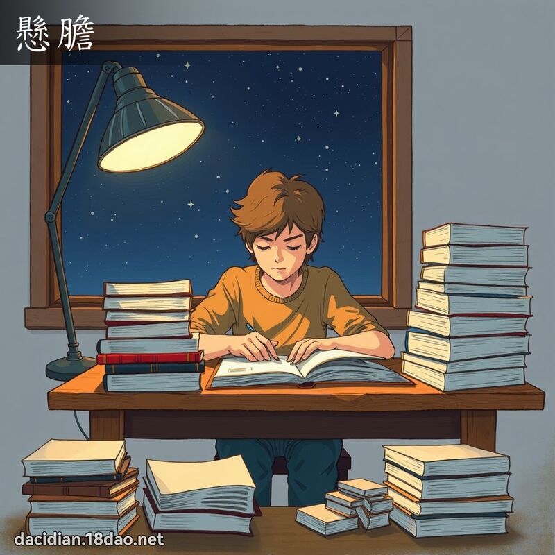 懸膽 - 國語大辭典配圖