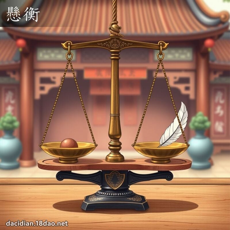 悬衡 - 国语大辞典配图